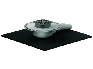 Schallschutzablauf TistoPlan K 10, DN 40/DN 50, 100 x 100 mm