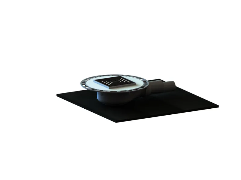 Schallschutzablauf TistoPlan K 12, DN 40/DN 50, 120 x 120 mm