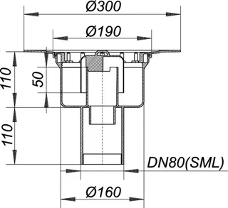 Ablaufgehäuse 61 GA, DN 80 SML – Bild 4