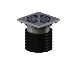 Bodenablauf Pronto K Alu, DN 100, 120 x 120 mm – Bild 2