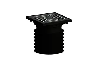 Bodenablauf Pronto K, DN 100, 120 x 120 mm