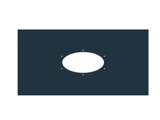 Anschluss-Manschette 65, PVC, 500 x 500 mm – Bild 2