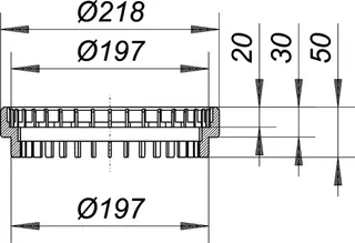 Einlaufelement/Kiesfang zu 606/616/605/615 – Bild 3