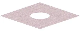 Glasgewebematte S 10, verstärkt, 500 mm x 500 mm, di: 175 mm – Bild 2