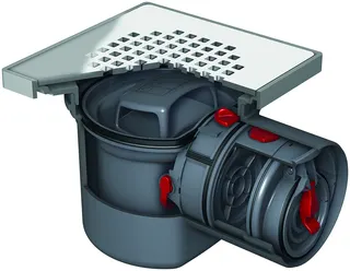 ACO Kellerablauf Junior Typ 5 DN100/197x197/1,5 Grad/1,4l/s