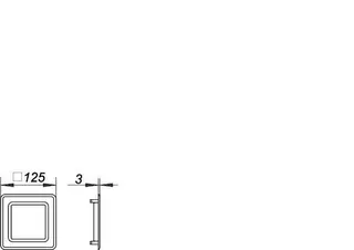 Abdeckung DallVent WE, weiß, 125 x 125 mm – Bild 3