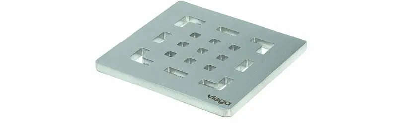 comfort-Rost Visign RS2 aus Edelstahl Nr. 4928.2CS 94x94mm