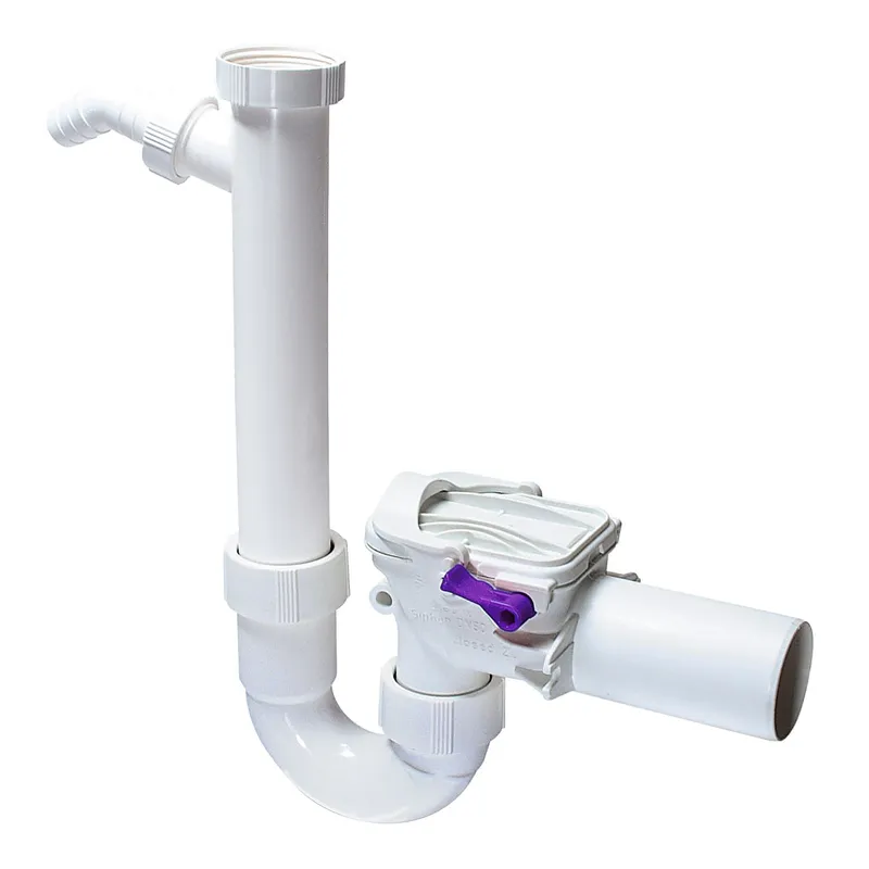 comfort-Waschtisch-Siphon mit Rückstaudoppel- verschluss Nr. 73052-C 11/2/11/4" x 50mm