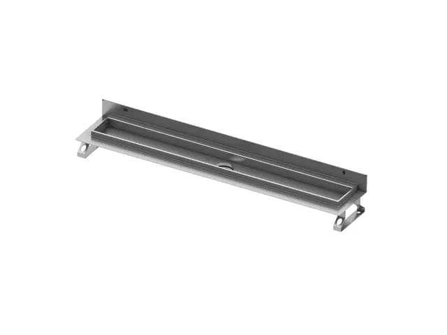 sanibel 3001-Duschrinne m. SSy-Dichtband mit Wandaufkantung gerade 900mm Edelst.