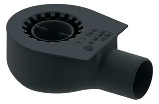sanibel Ablauf S3-DR flach DN 50 Auslauf seitlich Bauhöhe 95mm