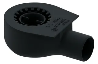 sanibel Ablauf S3-DR flach DN 50 Auslauf seitlich Bauhöhe 95mm – Bild 2