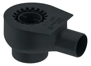 sanibel Ablauf S3-DR Norm DN 50 Auslauf seitlich Bauhöhe 120mm