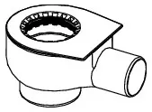 sanibel Ablauf S3-DR Norm DN 50 Auslauf seitlich Bauhöhe 120mm – Bild 5