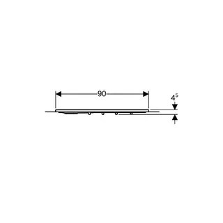 Geberit Setaplano Duschfläche 90 x 90 cm – Bild 5