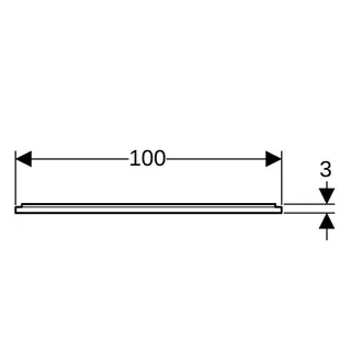 Geberit Installationsrahmen für Setaplano DFl bis 100cm, für 4 Füße, 90x100cm – Bild 4