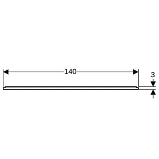 Geberit Installationsrahmen für Setaplano DFl über 100cm, für 6 Füße, 80x140cm – Bild 4