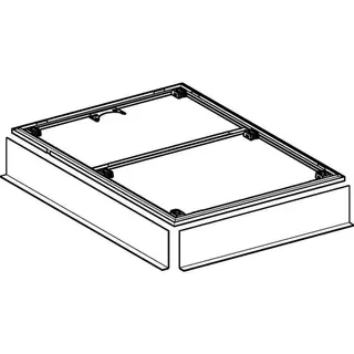 Geberit Installationsrahmen für Setaplano DFl über 100cm, für 6 Füße, 90x120cm – Bild 3