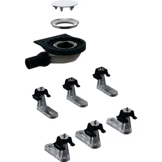 Geberit Duschwannenablauf mit 6 Füßen für Setaplano Sperrwasserhöhe 30 mm d40 – Bild 2