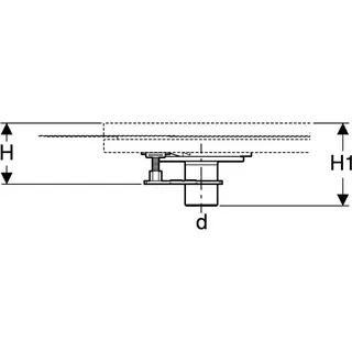Geberit Ablaufanschluss m. 4 F. für Setaplano stockwerksdurchdringende Install. d50 – Bild 3