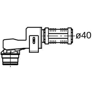Geberit Adapter Badewannenanschluss für Wandablauf für Dusche – Bild 4