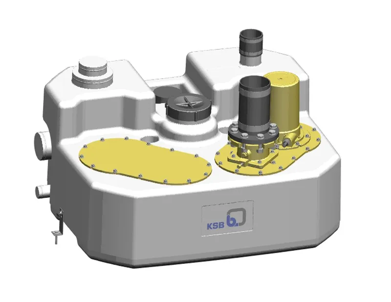 KSB Hebeanlage Compacta U 4.300 D mit Rückflusssperre