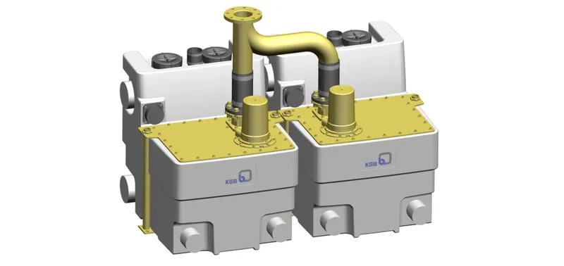 KSB Hebeanlage Compacta UZ 4.900 D mit Rückflusssperre, Steuerung LCB2