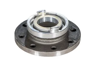 KSB Storz-Festkupplung mit Flansch DN 100/A110 PN 16 gebohrt, Alu/Stahl
