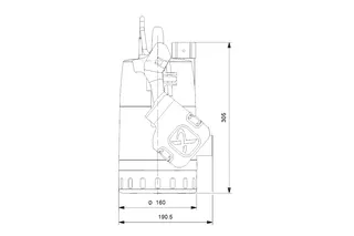 Grundfos Kellerentwässerungspumpe Unilift CC 9 A1 CS, Nr. 98624465 – Bild 2