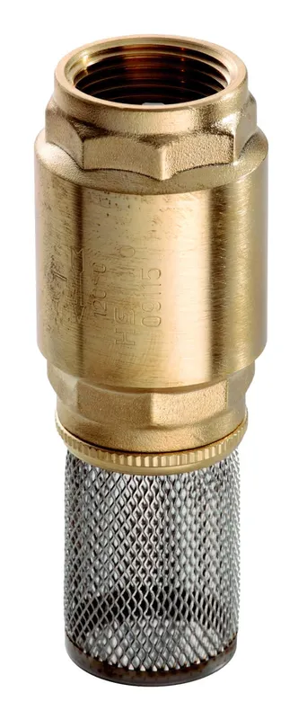 Euro-Fußventil mit Saugkorb Nr. 1050, 21/2"