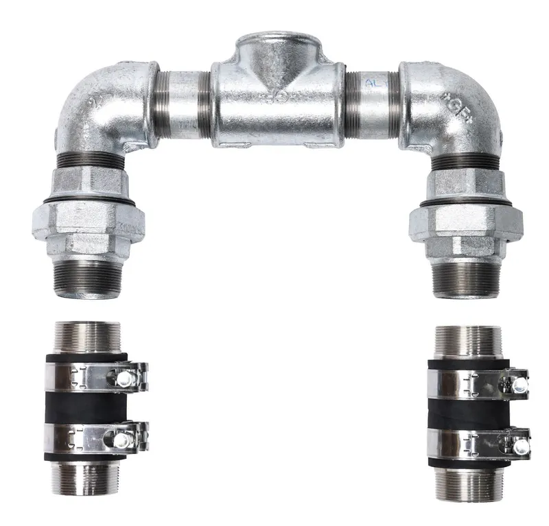 KSB Hosenrohr druckseitig DN 50, St verzinkt