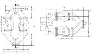 KSB Hosenrohr saugseitig DN 65, PN 10/16 Grauguss – Bild 2
