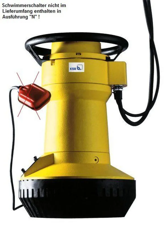 KSB Tauchpumpe AmaDrainer B 80-40 S 3x400 V/50 Hz, 4 kW, 8,5 A