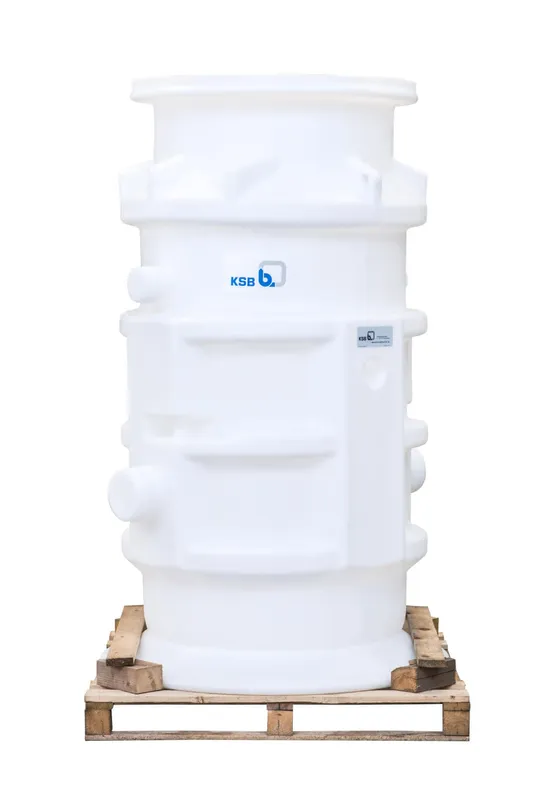 KSB Pumpenschacht aus Polyethylen Doppelstation CK 800 D