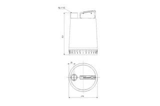 Grundfos Schmutzwasserpumpe Unilift AP12.40.06.A1 1x230V 0,6kW 3m Kabel – Bild 2