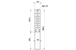 Grundfos Unterwasserpumpe SP5A-25 Rp1 1/2 4" 3x400V DOL 2,2kW – Bild 2