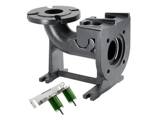 Grundfos Zubehör f.Schmutz-/Abwasserpum. Kupplungsfußkrümmer DN65/DN65 1 1/2"