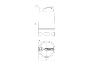 Grundfos Schmutzwasserpumpe Unilift AP35.40.08.3.V 3x400V 0,7kW 10m Kabel – Bild 2