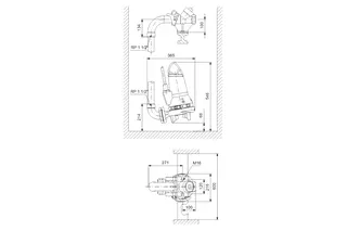 Grundfos Abwasserpumpe SEG40.09.EX.2.50B 400V m Schneidwerk 10m Kabel – Bild 2
