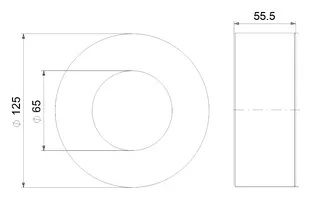 Grundfos Zubehör für Umwälzpumpen Ausgleichsstücksatz DN65/DN65 115 mm – Bild 2