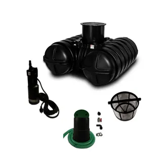 Roth Komplettpaket Gartenbewässerung 5000 Liter/mit Tauchpumpe – Bild 2