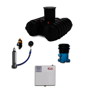 Roth Komplettpaket Haustechnik II 5000 Liter/mit Pumpe und Nachspeisung – Bild 2