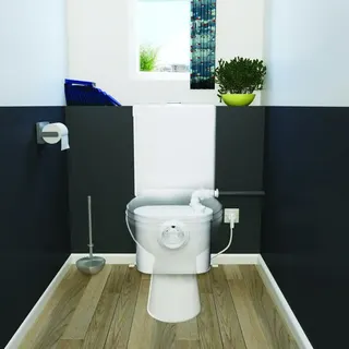 SFA Fäkalienhebeanlage SANIBROY UP, zum Anschluss an jedes herkömml. Stand-WC – Bild 2