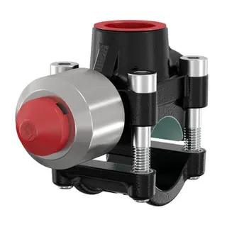 Flamco Anschießkupplung T-plus 1/2 für Stahl-Gewinderohr, 90615