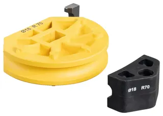 REMS Biegesegment und Gleitstück D 18, 14U,15U, 3/8"(DN10), R70