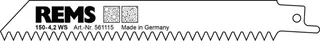 REMS Sägeblatt 150-4,2, 5er-Pack