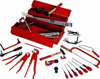 Rothenberger Werkzeug-Set AZUBI 50-tlg. inkl. Werkzeugkasten Nr.1.9166