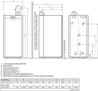 Vaillant icoVIT exclusiv VKO 256/3-7 Öl-Brennwertkessel 25,3 kW – Bild 3