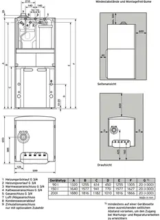 Vaillant ecoCOMPACT VSC 206/4-5 90 Kompaktgerät Brennwert 4-21 kW, LL-Gas – Bild 3