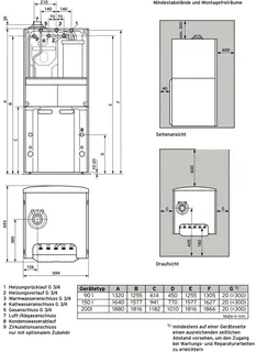 Vaillant ecoCOMPACT VSC 146/4-5 150 Kompaktgerät Brennwert 3-14 kW, LL-Gas – Bild 3