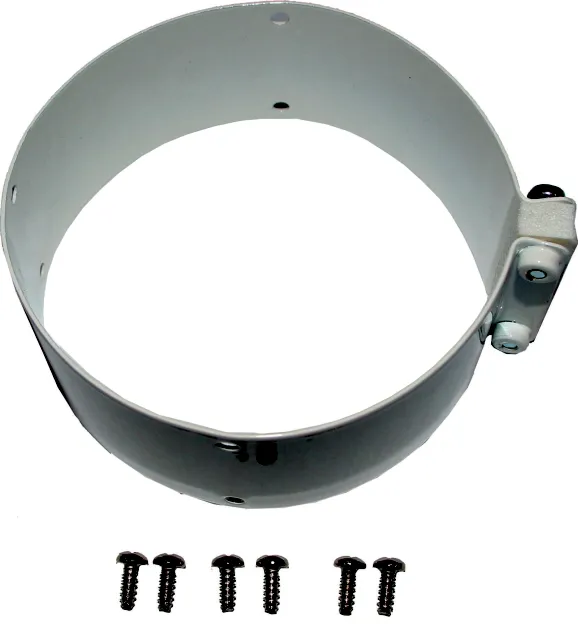 Wolf ET Schelle DN96 für Luftrohr Breite 44mm, weiß, 2600415